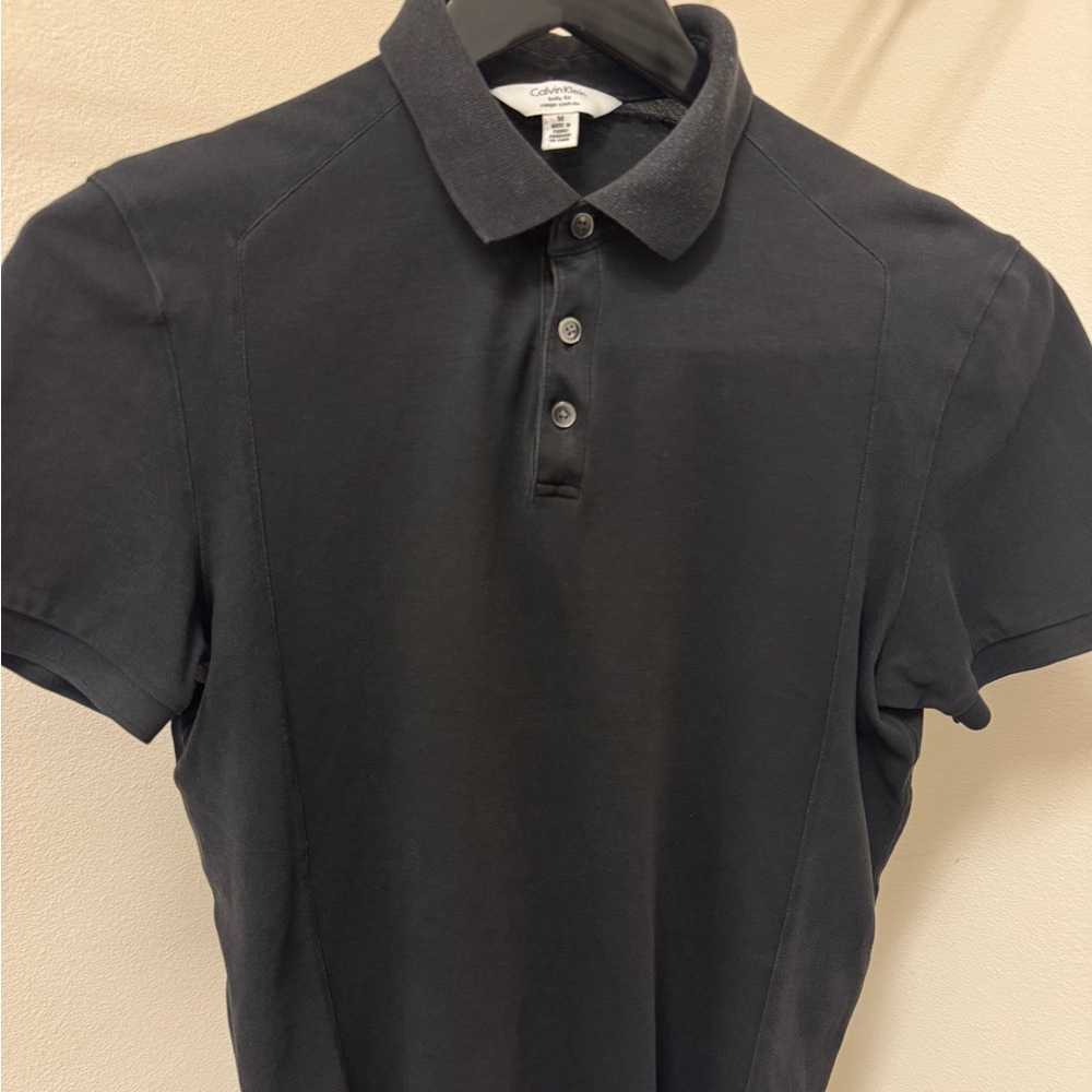 Calvin Klein Men's Polo Shirt - Black